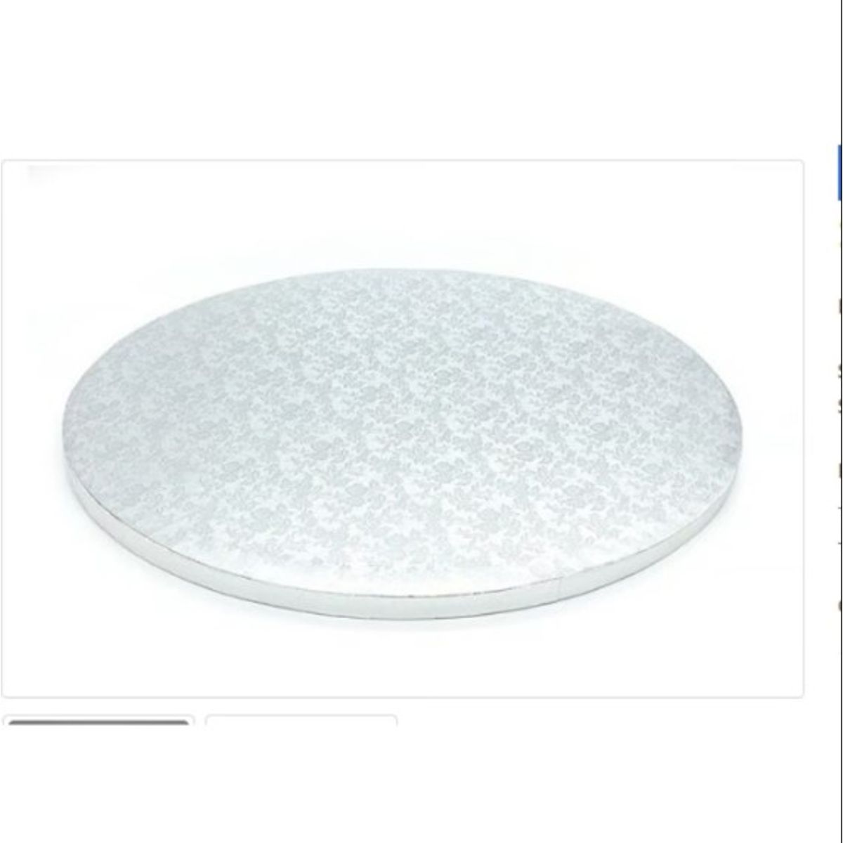 GENERICO - Base De Plumavit PTorta 25cm10in Redonda