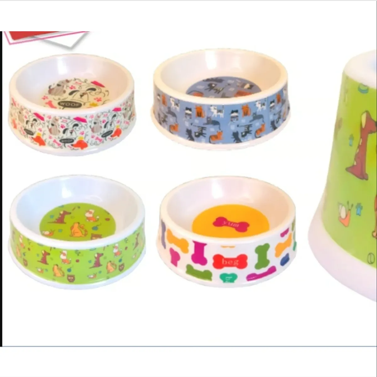 GENERICO - Plato Para Mascotas 20cm Diseños Surtidos