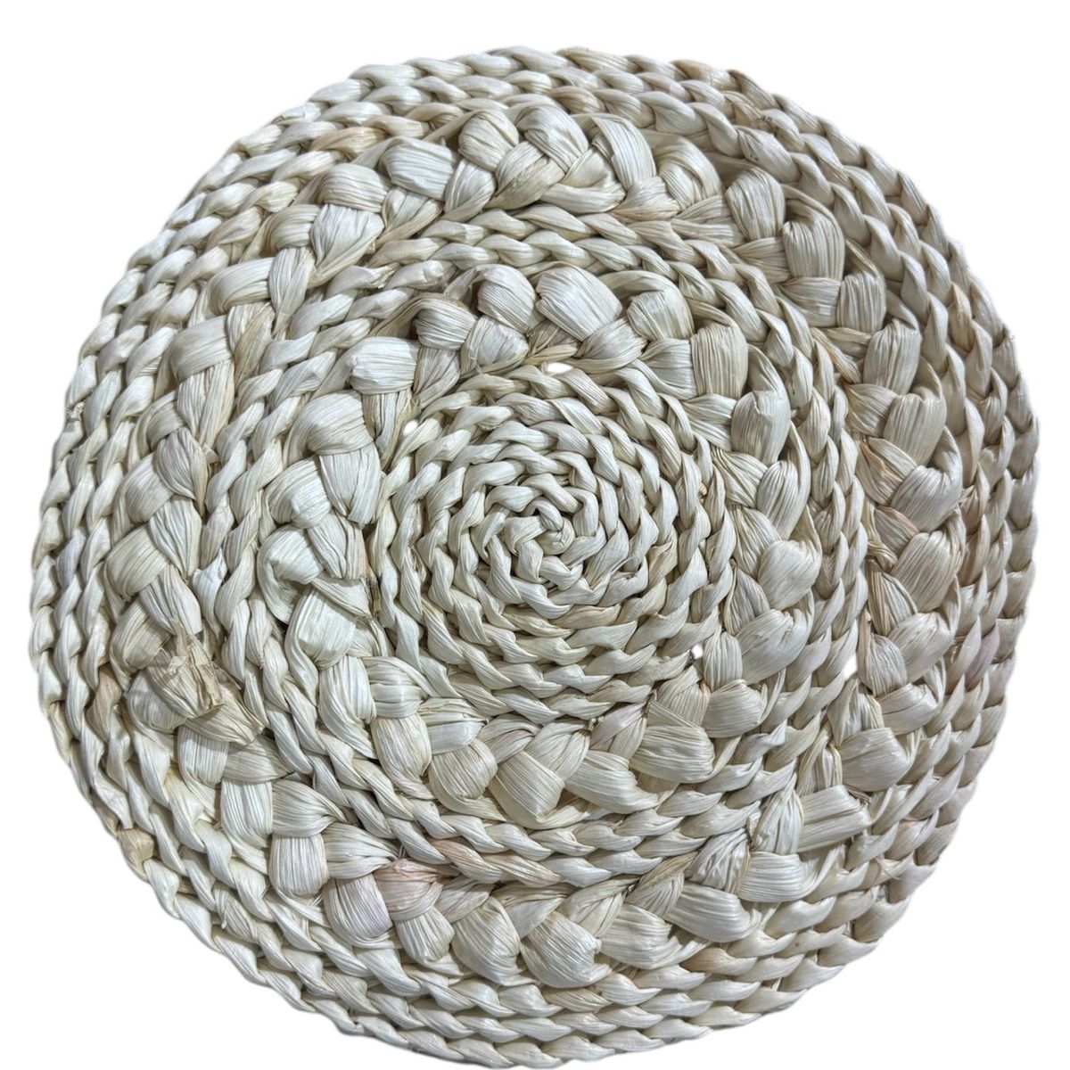 GENERICO - Set 6 Individuales Mantel Fibra Natural Yute 30 Cm