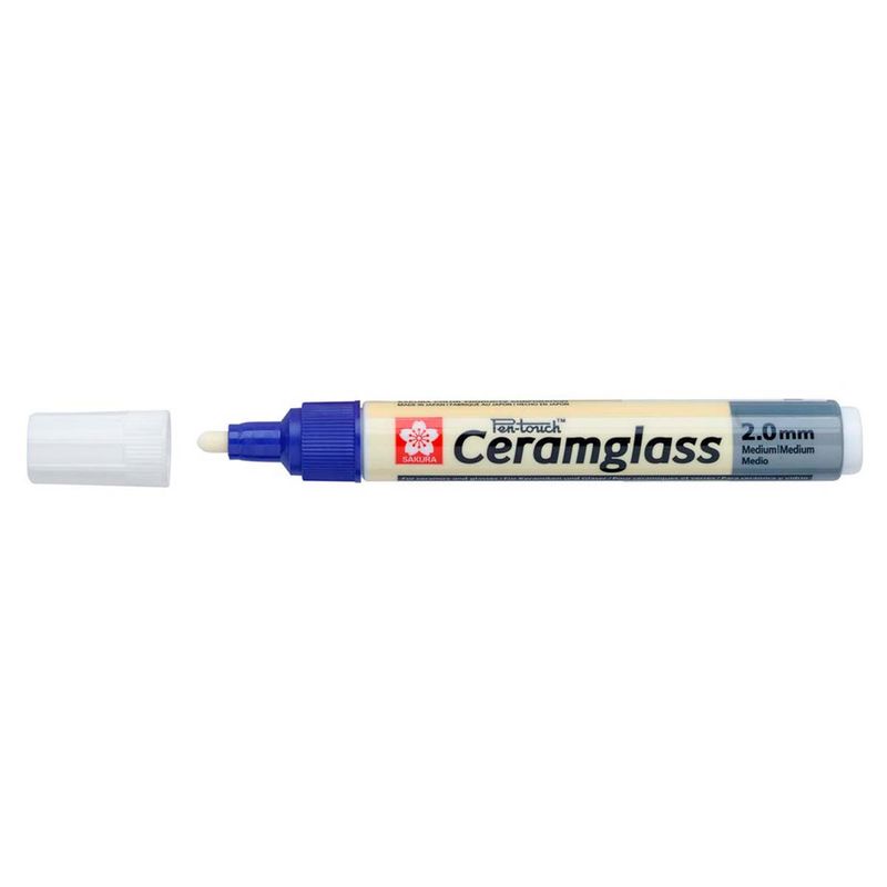 SAKURA - Ceramglass - Marcador para cerámica y vidrio 2mm Morado