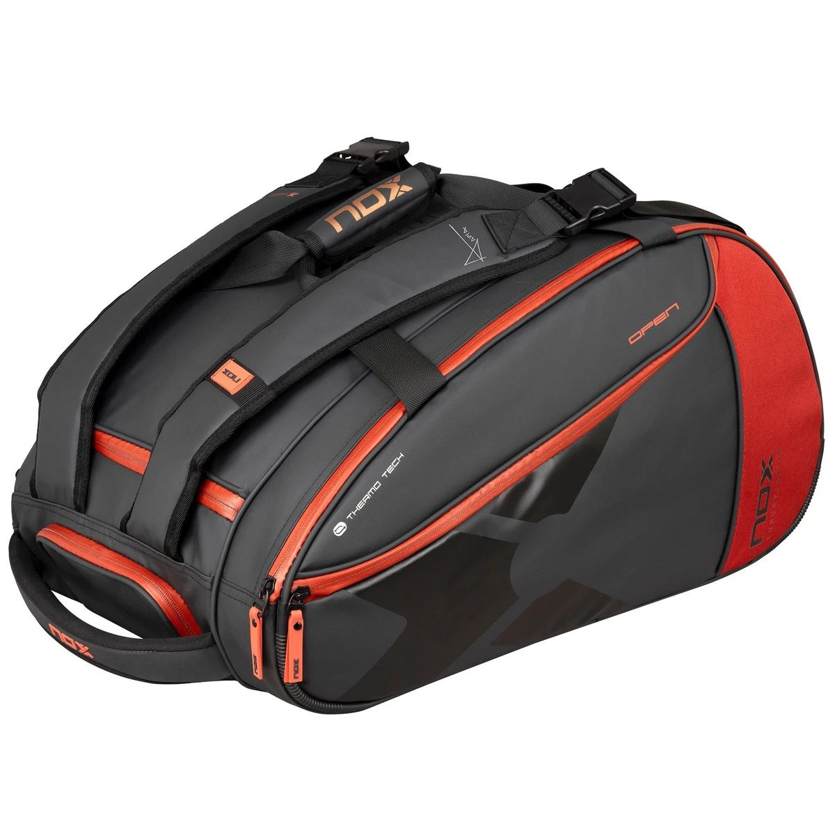 NOX - Bolso Paletero Nox Open Series NegroRojo