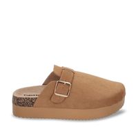 Sandalia Mujer Beige Plana 52010