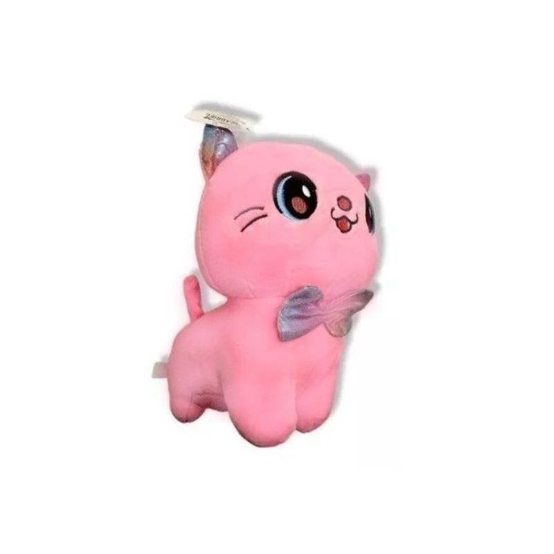 GENERICO - Peluche Gato Kawaii Rosado