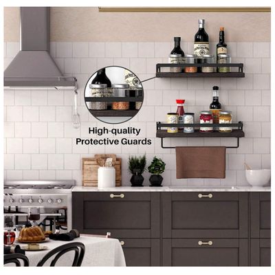 Imagen 2 del producto X2 Kit Repisas Flotantes Montaje En Pared Para Baño Y Cocina