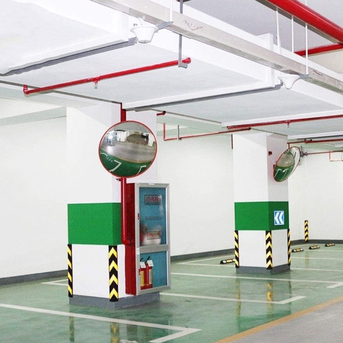 KUANGYE - Espejo Convexo Curvo Estacionamiento 80 Cm. Panoramico