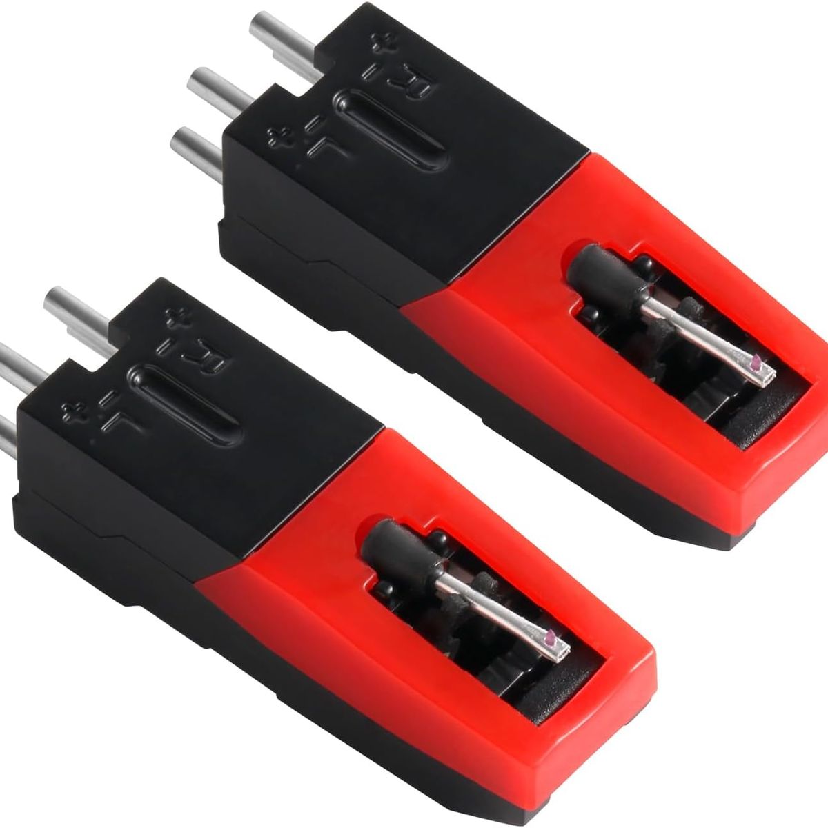 KUANGYE - Pack 2 Agujas Tocadisco Tocadiscos Con Capsula