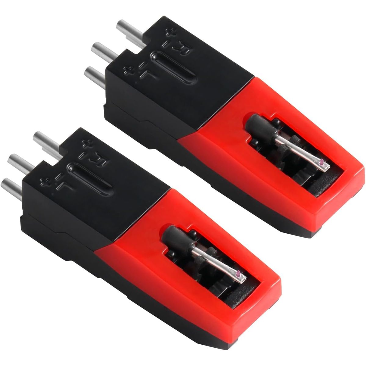 KUANGYE - Pack 2 Agujas Tocadisco Tocadiscos Con Capsula