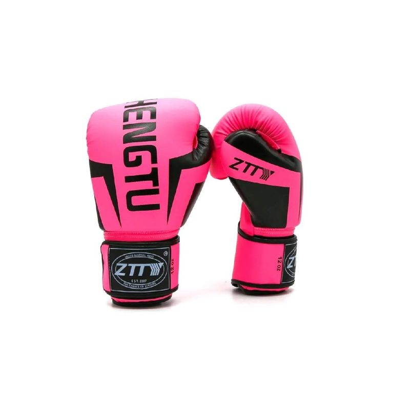 GENERICO - Guante De Box Boxeo Guantes Profesional Unisex 8OZ Fucsia