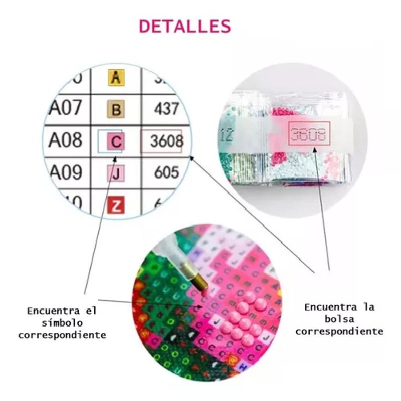 GENERICO - Kit de bordado de pintura diamante 5D  mandala 30x30 cm