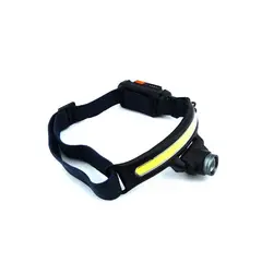 GENERICO - LINTERNA MINERO 1 LED Y BANDA COB MOD.W679 FOCO CON MOVIMIENTO