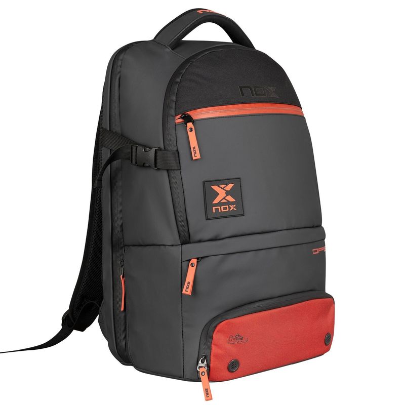 NOX - Mochila Nox Luxury Open Series NegroRojo