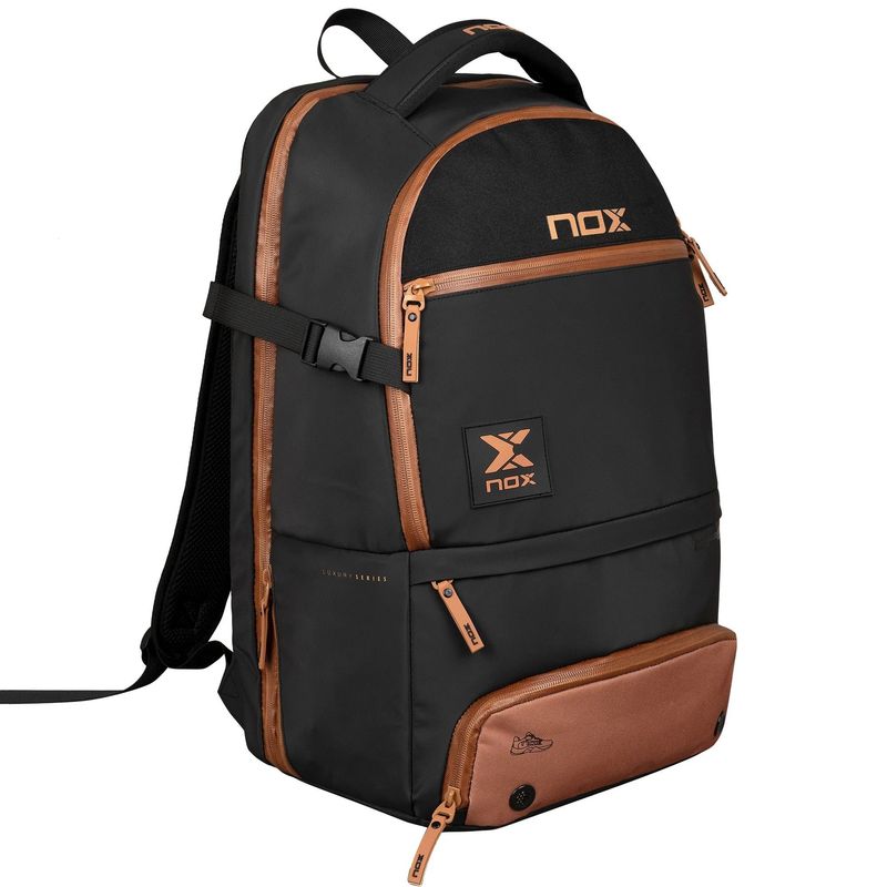 NOX - Mochila Nox Luxury Open Series NegroMarrón