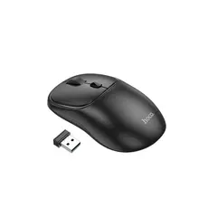 HOCO - Mouse inalámbrico de doble modo USB Y Bluetooth GM25 negro