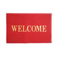 LIMPIAPIES WELCOME COLOR ROJO 90x60cm