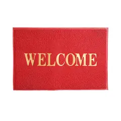 ARTHOME - LIMPIAPIES WELCOME COLOR ROJO 90x60cm