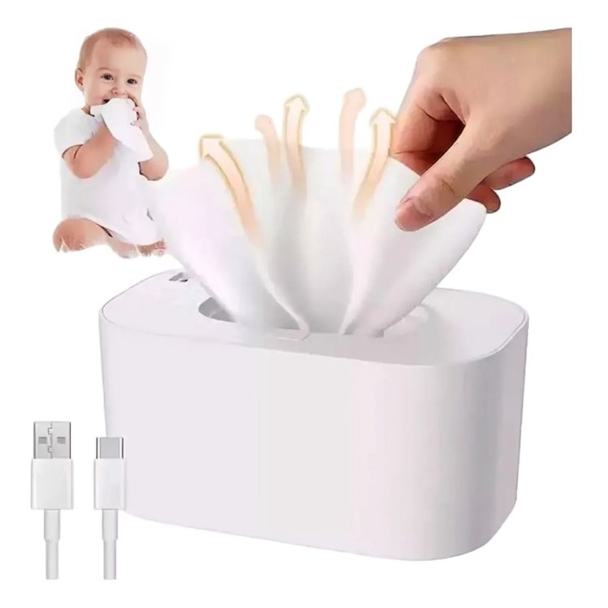 OEM - Calentador Toallitas Húmedas Para Bebes Calefactor Portátil