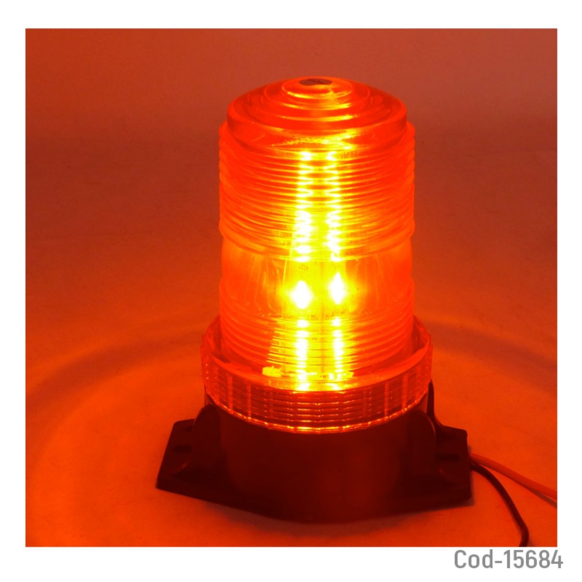 OEM - Baliza LED Strobo 30 LED Ambar Apernable 1224 Volt