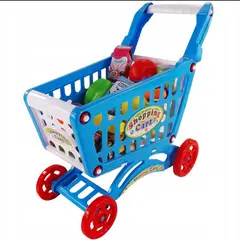 GENERICO - Carrito de Supermercado Juguete para Niños con 56 Piezas