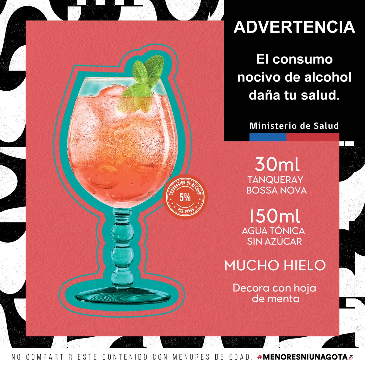 TANQUERAY - Gin Tanqueray Bossa Nova 700cc