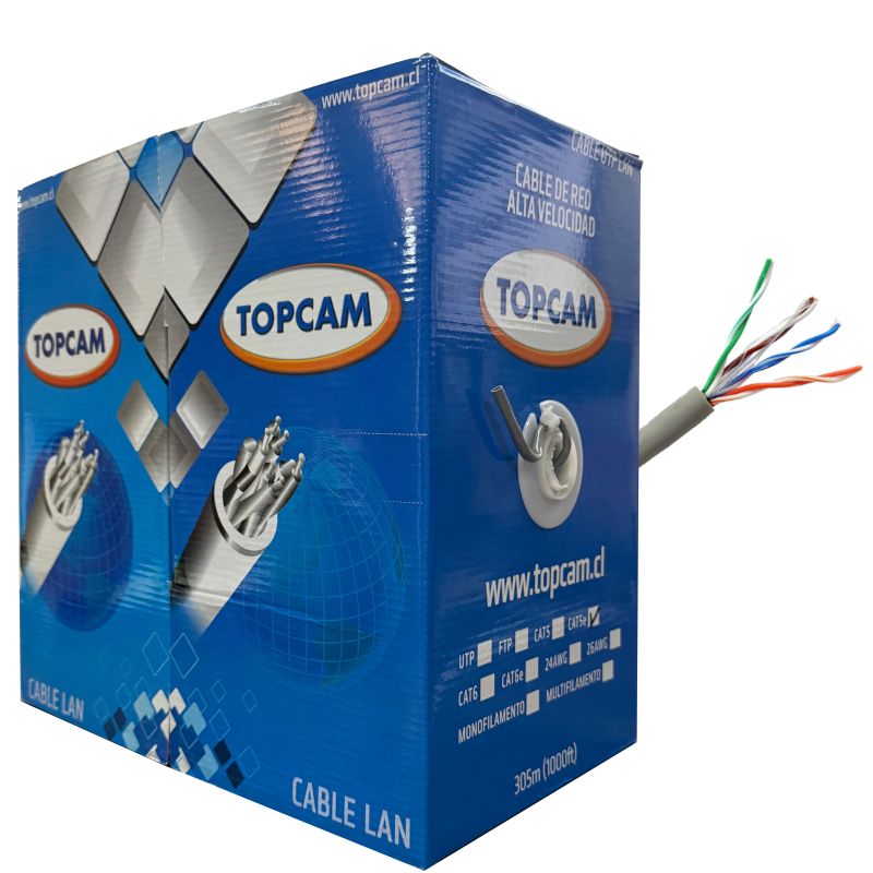 GENERICO - MXNET CAB-143241 CABLE UTP CAT 5E CCA MONOFILAMENTO 305 MTS