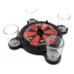 GENERICO - Ruleta de Mesa para Shots - Juego de Fiesta Divertido