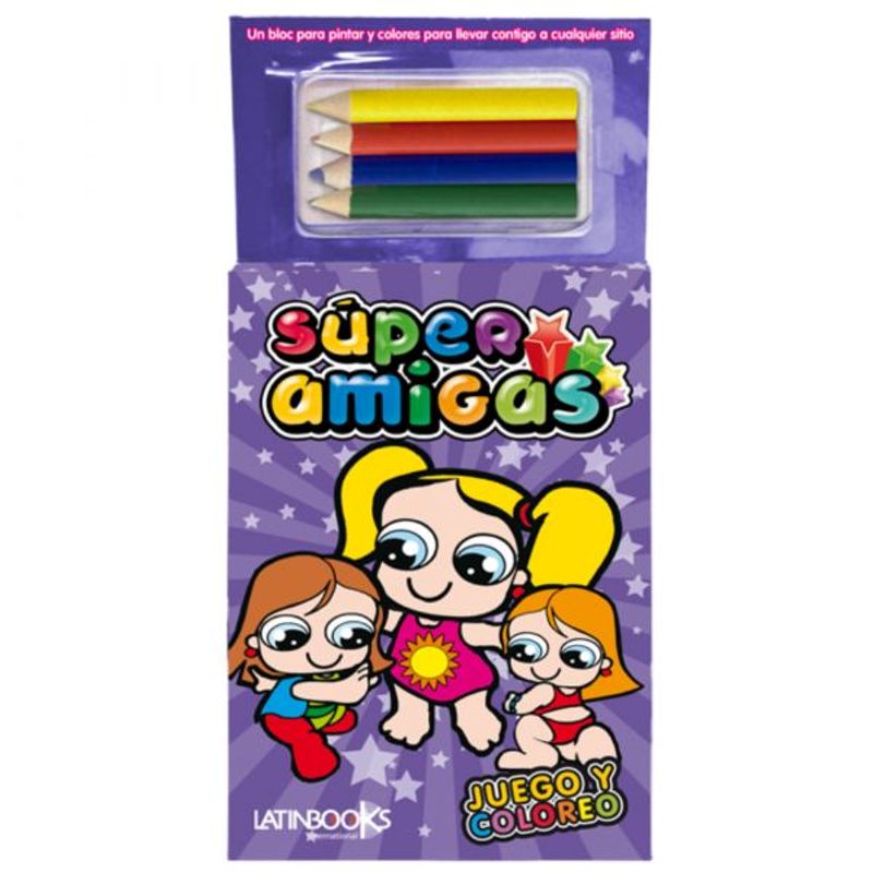 LATINBOOKS - Libro SÚPER AMIGAS - VIOLETA