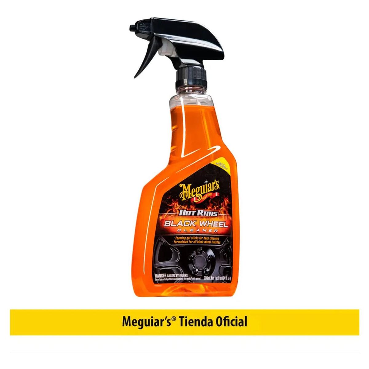 MEGUIARS - Limpiador de Llantas Negras Meguiars Hot Rims Black Wheel Cleaner