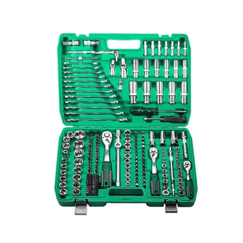 GENERICO - Caja De Herramientas Dados Y Llaves 216 Piezas Kit Completo