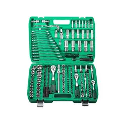 GENERICO - Caja De Herramientas Dados Y Llaves 216 Piezas Kit Completo