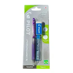 PILOT - Portaminas Progrex Violeta +minas 07mm + Borrador