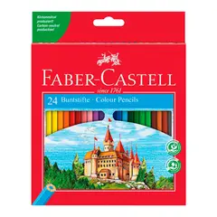 FABER-CASTELL - Lapices Faber Castell 24 Ecolápices De Color + Sacapuntas