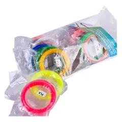 GENERICO - Filamentos PLA Multicolor para Lápiz Impresora 3D - 100m