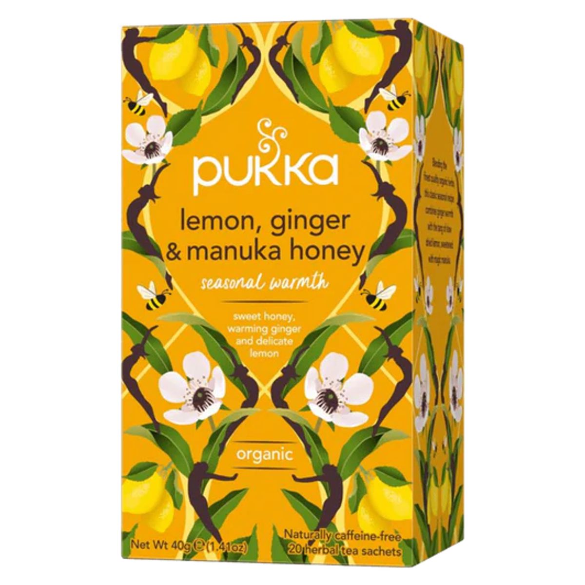 PUKKA - Pukka tea lemon ginger and manuka honey 20s