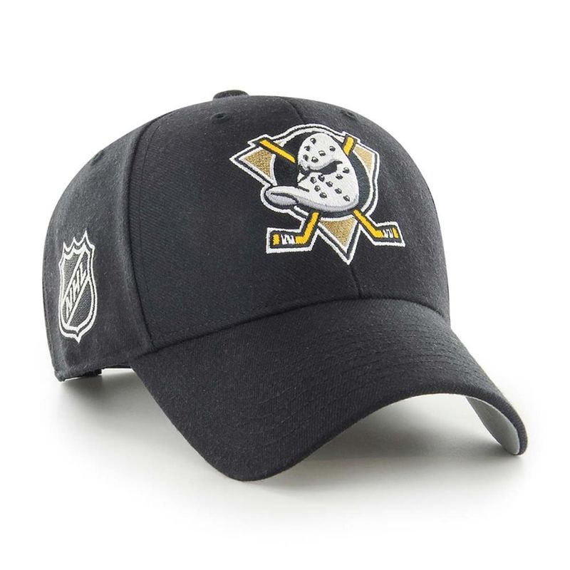 47 - Jockey Anaheim Ducks Black Sure Snapback - Negro
