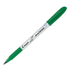 PILOT - Marcador Permanente CDDVD Extra Fina Verde