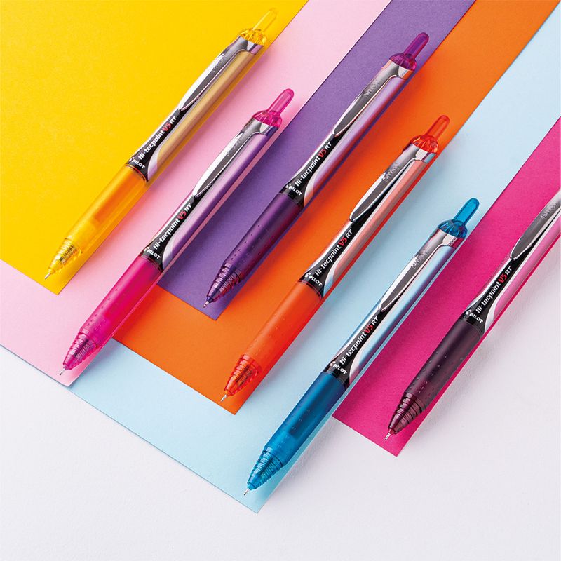 PILOT - Set 6 lápices Tinta Hi-Tecpoint Grip 05mm Pilot