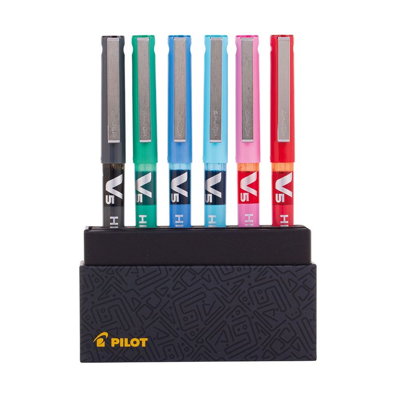 PILOT - Set 6 lápices Tinta Hi-Tecpoint 05mm Pilot