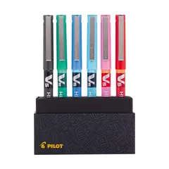 PILOT - Set 6 lápices Tinta Hi-Tecpoint 05mm