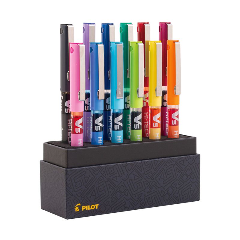 PILOT - Set 12 Lápices Tinta Hi-Tecpoint 05mm Pilot
