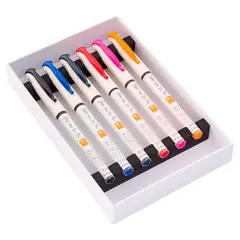 PILOT - Set 6 Pinceles Brush Pen Fude Makase Punta Extrafina