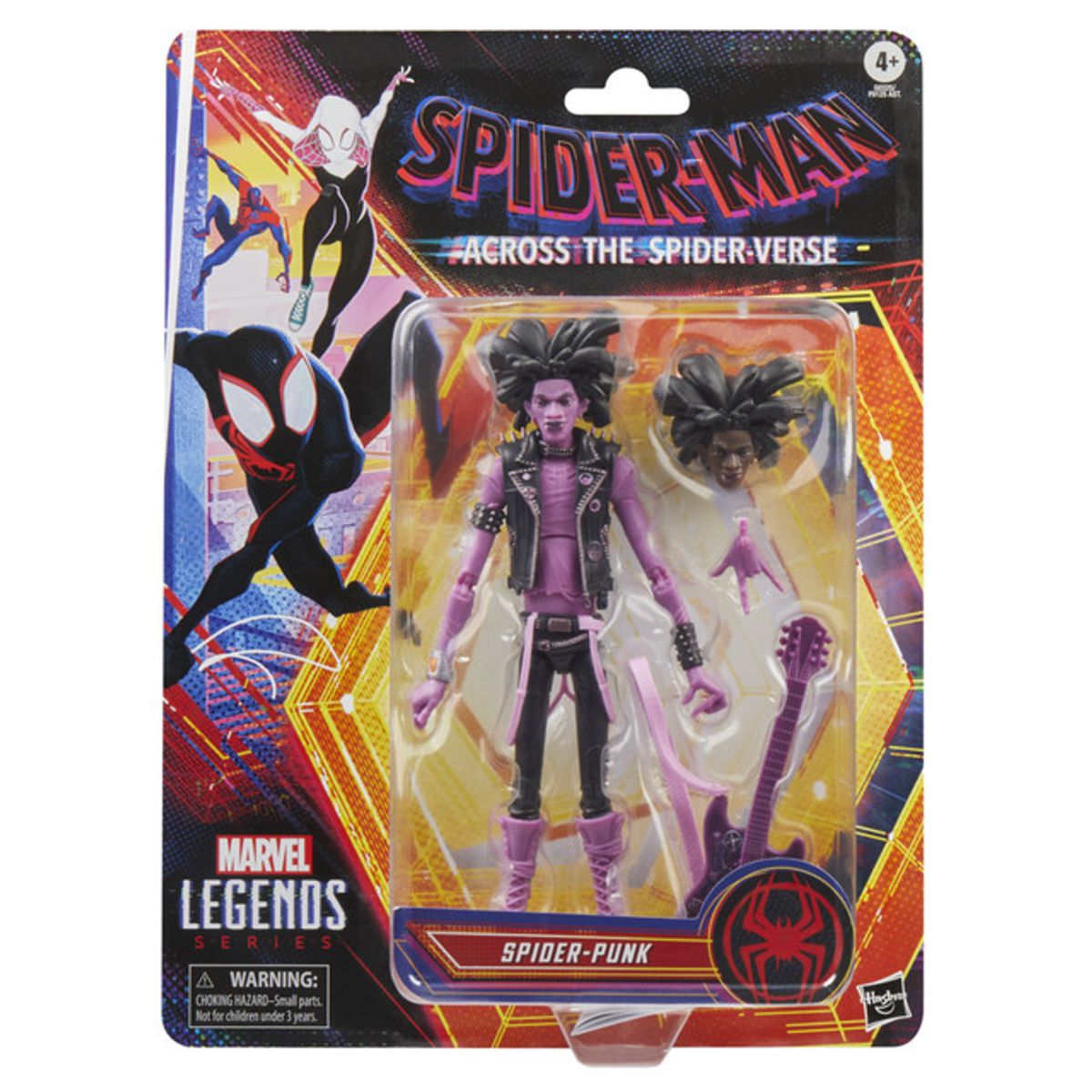MARVEL - Figura de Acción Spiderman Legends Series Across the Spider-Verse Spider-Punk