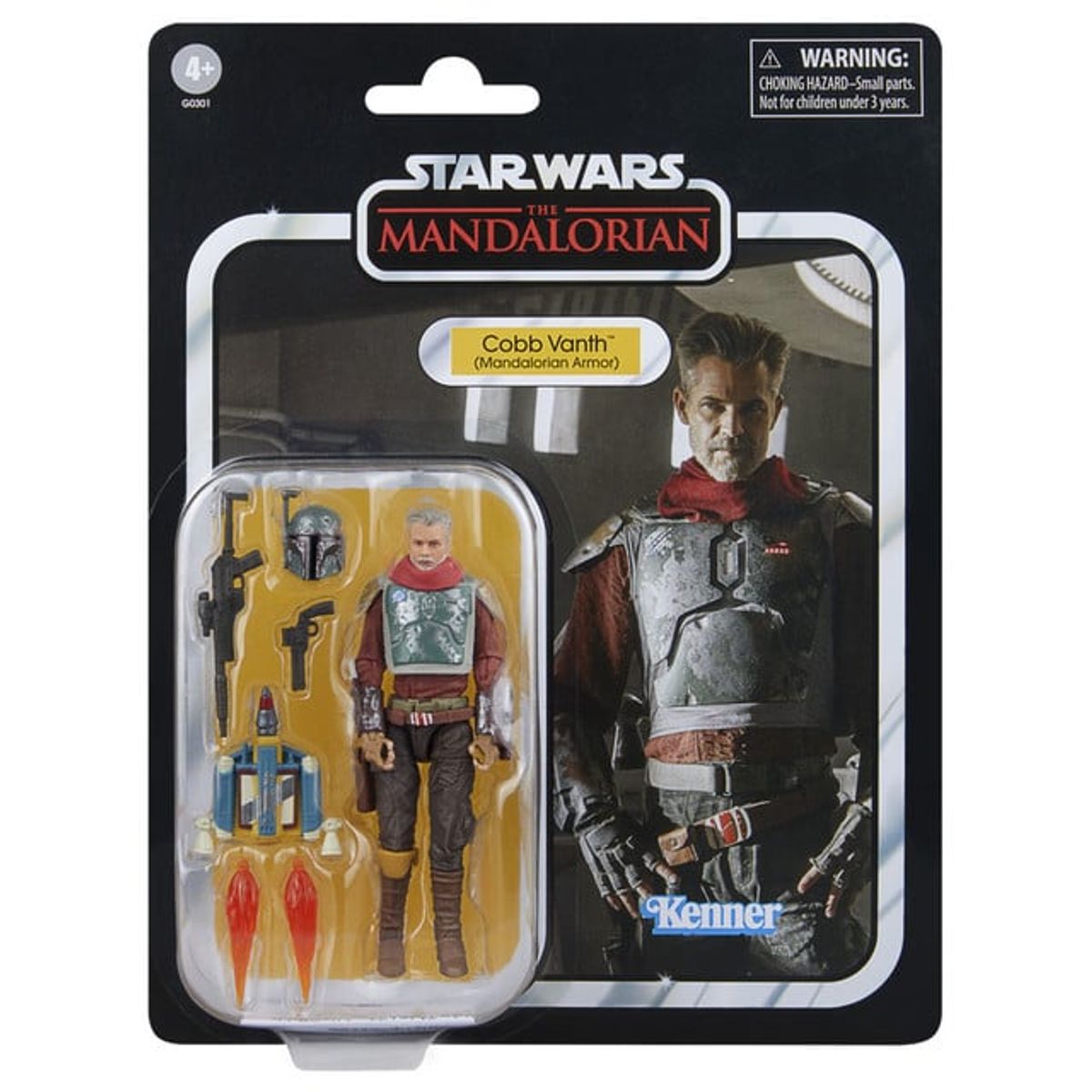STAR WARS - Figura de Acción Star Wars Vintage The Mandalorian Cobb Vanth Mandalorian Armor