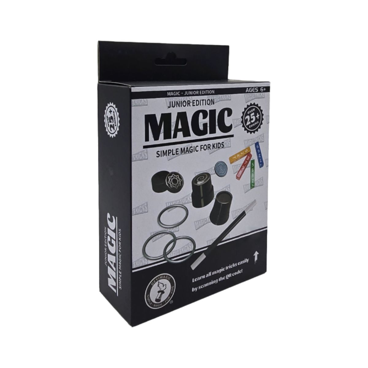 GENERICO - Set Juego De Magia Magic 25 Trucos De Mago Con Varita Niños - Beige