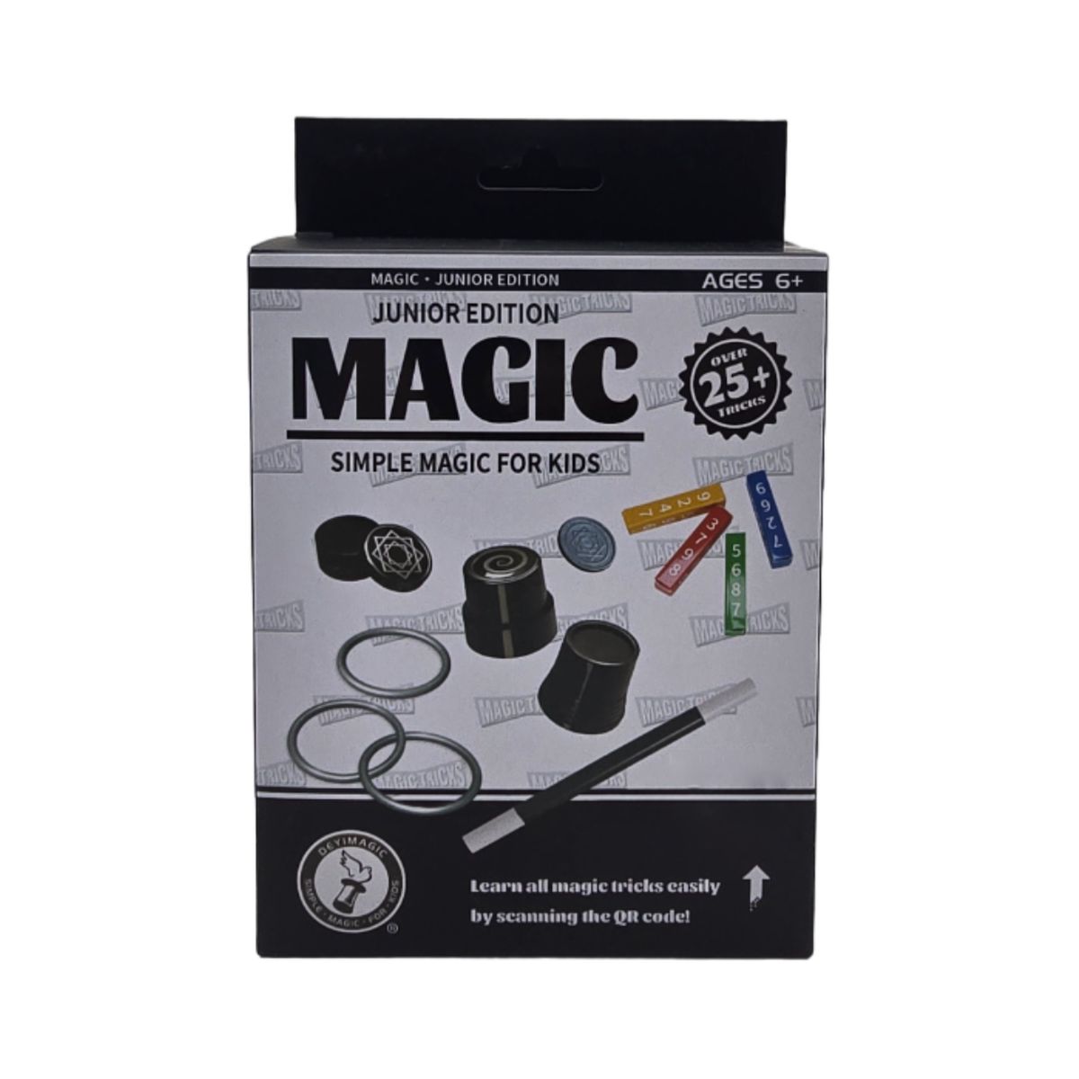 GENERICO - Set Juego De Magia Magic 25 Trucos De Mago Con Varita Niños - Beige