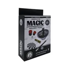 GENERICO - Set Juego De Magia Magic 25 Trucos De Mago Con Varita Niños - Crema