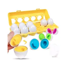 GENERICO - Juguete Para Niños Huevos Montessori Snap Colores Y Formas