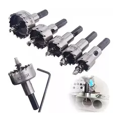GENERICO - Set 5 Piezas Brocas Copa Para Metal 16 18,5 25 20 30 Mm