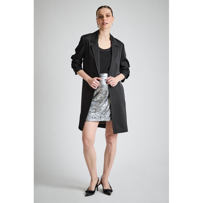 ASH - Tapado Abierto Negro Mujer Ash