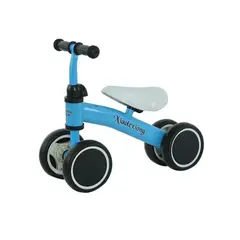 GENERICO - BICICLETA APRENDIZAJE CORRE PASILLO NIÑOS COLOR AZUL