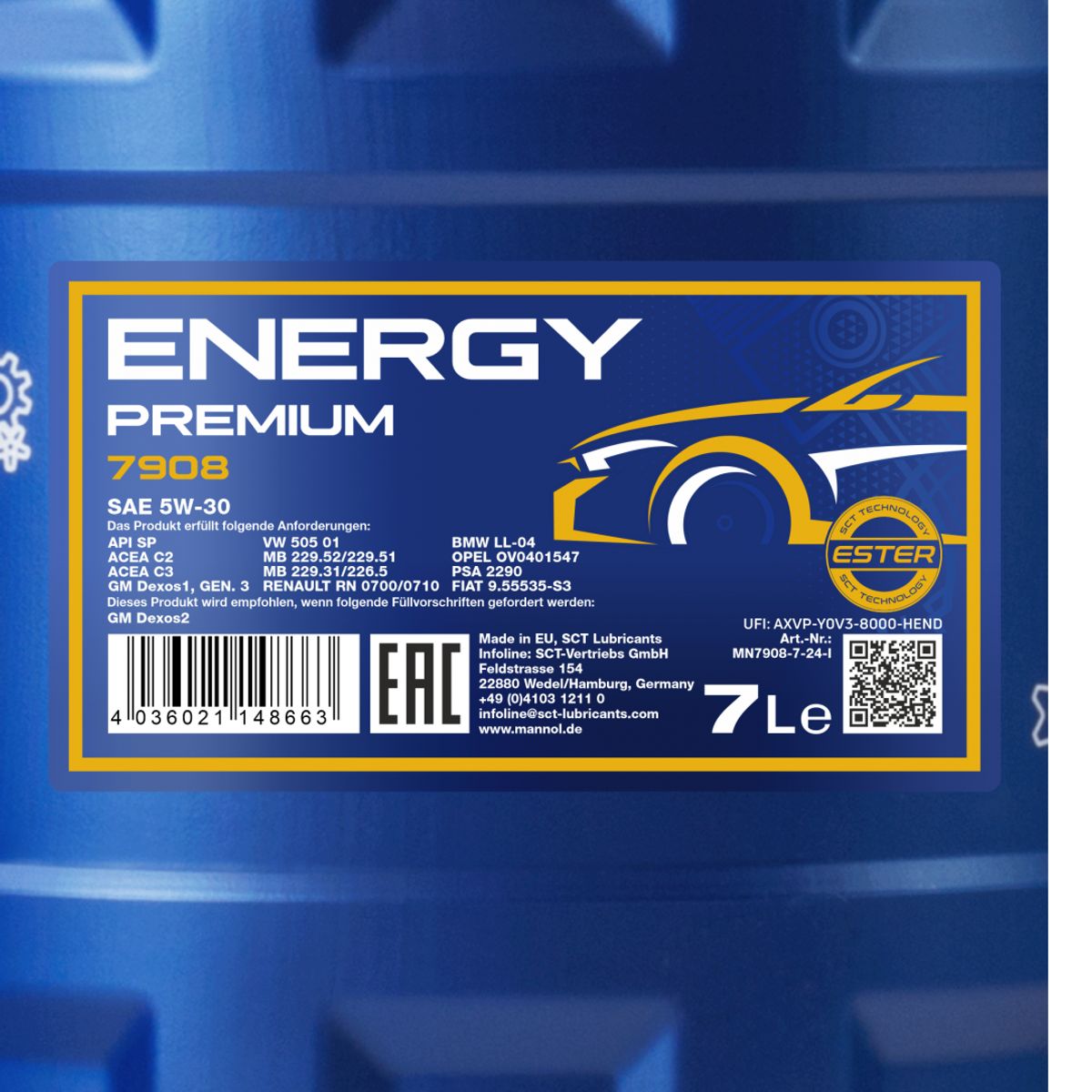 GENERICO - Mannol Energy Premium 5w-30 7L